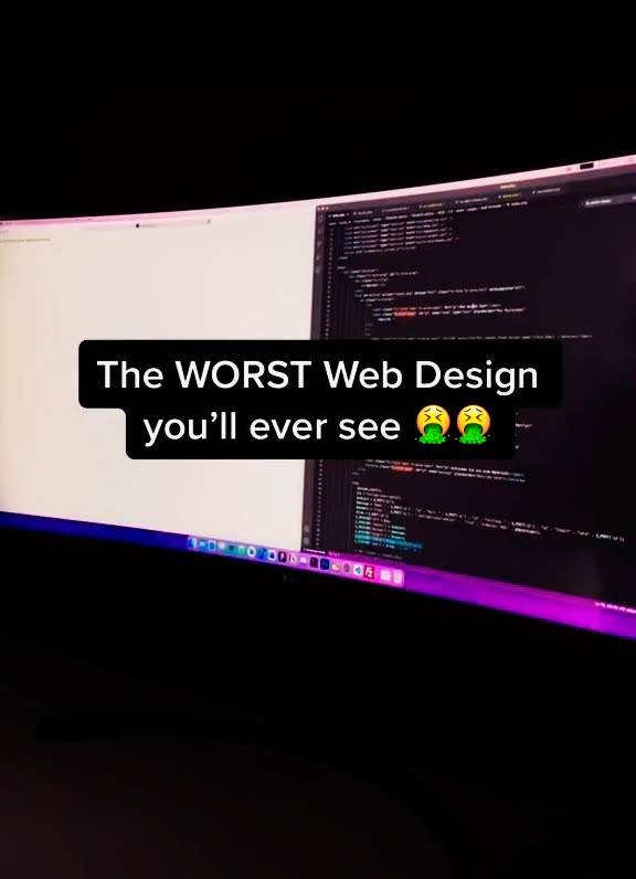 Web Design Nightmares: Unveiling the Worst Designs You'll Ever See! 😱💻