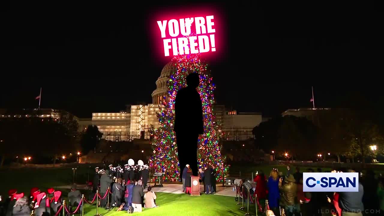 LAST TIME CRAZY NANCY LIGHTS UP THAT CAPITOL CHRISTMAS TREE!!!🥳🥳🥳