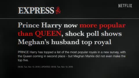 Harry & Meghan Marrying In Netflix