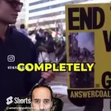 WOW!!! Pro-Palestine supporter wants to abolish America.