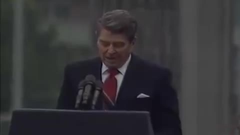 Ronald Reagan: " Mr. Gorbachev, Tear Down This Wall"