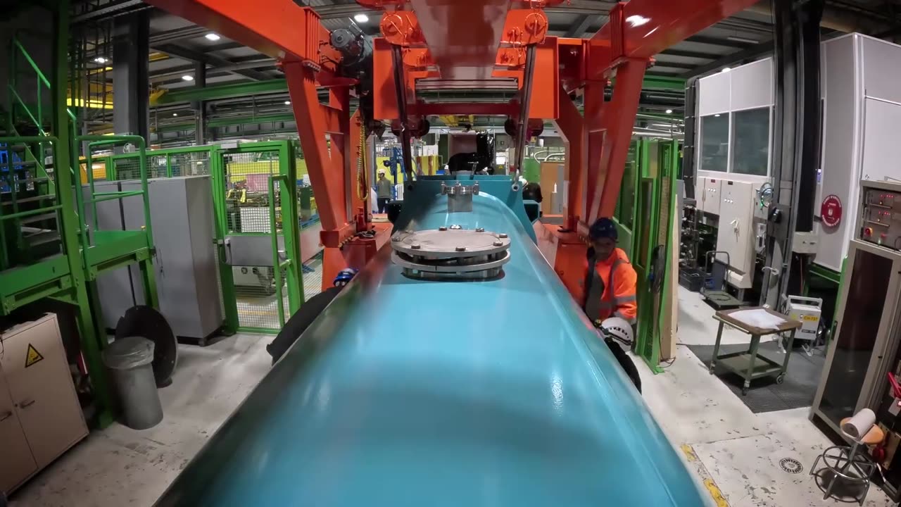 Installation of the D1 magnet into the IT String at CERN