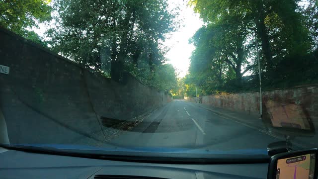 Country driving. UK. GoPro