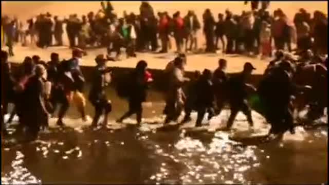 That's what the open border is that's what chaos is