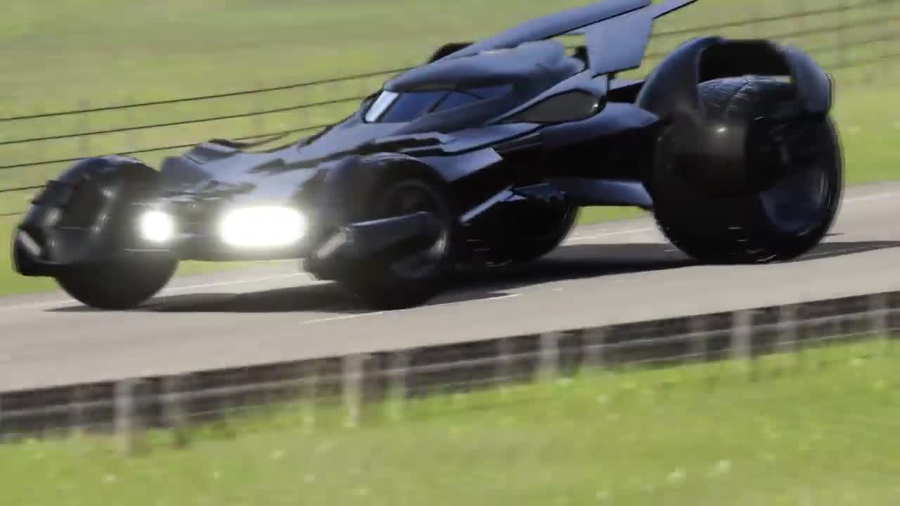 Batmobile vs Hypercars at Highlands