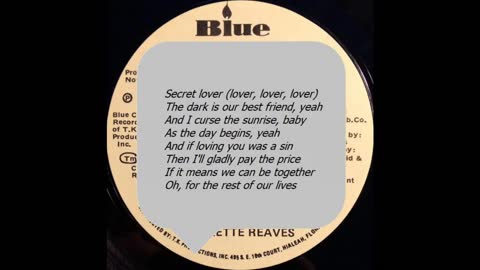 Paulette Reaves – Secret Lover (1976)
