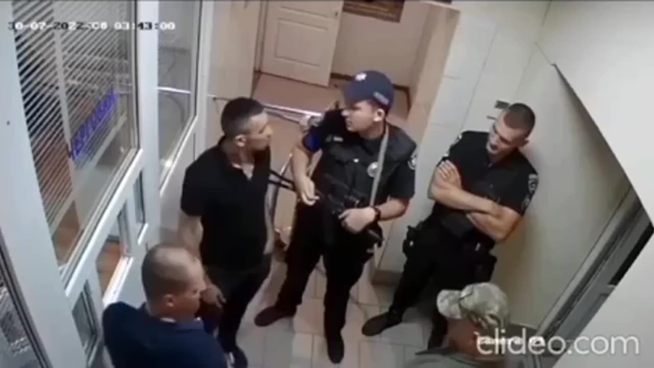 🇺🇦 Ukraine Conflict | Ukrainian Police Watches as Military Draft Officers Beat Unknown Man | C | RCF