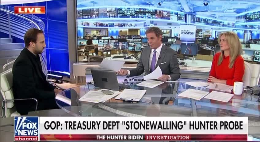 Treasure Department "Stonewalling" Hunter Probe
