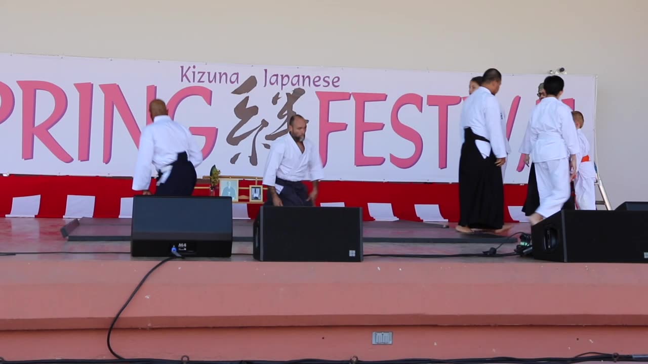 Aikido demonstration.