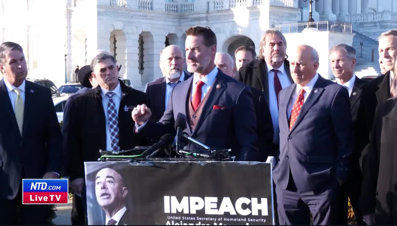 Rep. Steube Joins the ''Impeach Mayorkas' Press Conference