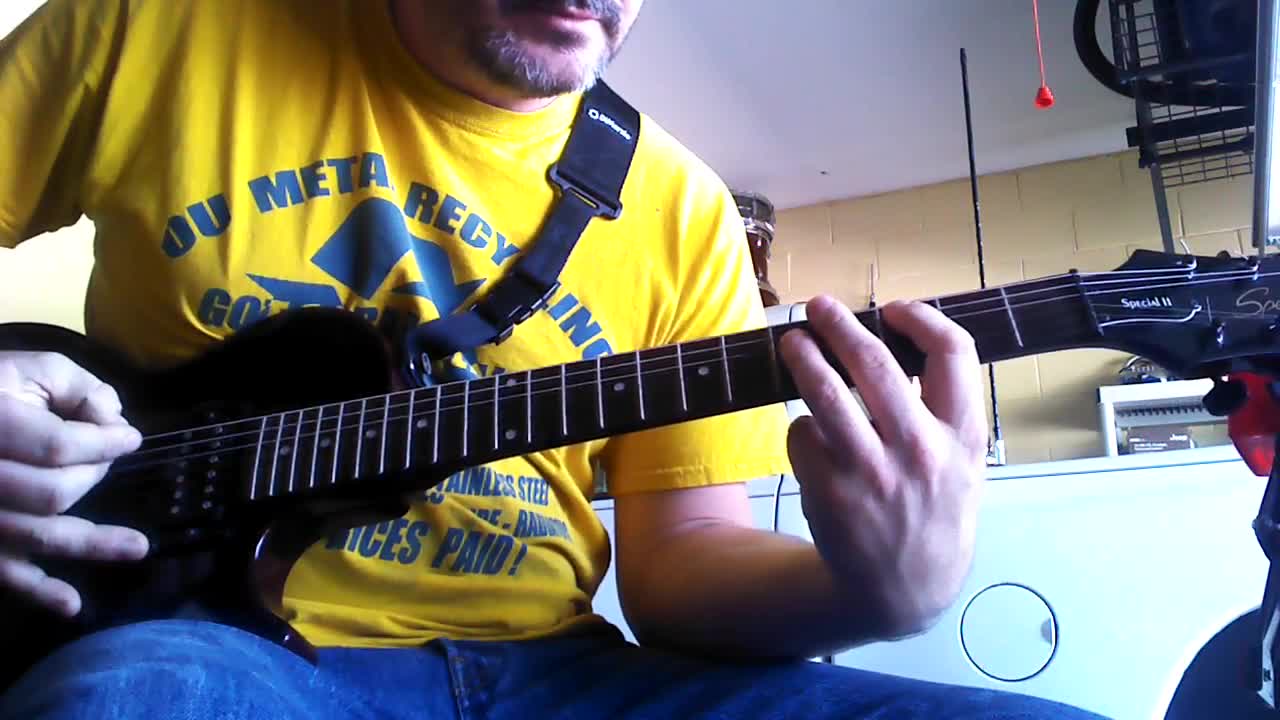 How I play Quiet Riot "Bang Your Head" on Guitar made for Beginners