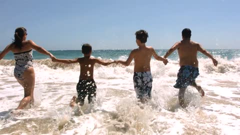 Belle Law Firm Family At Beach