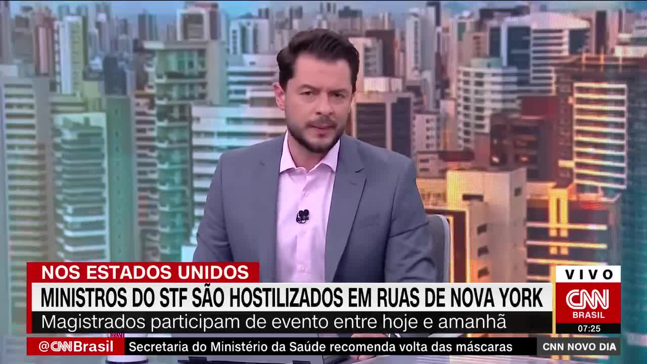 Manifestantes hostilizam ministros do STF na porta de hotel em Nova York | NOVO DIA