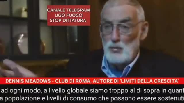 DENNIS MEADOWS, DEL CLUB DI ROMA, RIDURRE LA POPOLAZIONE DA 7 AD 1 MILIARDO DI INDIVIDUI.