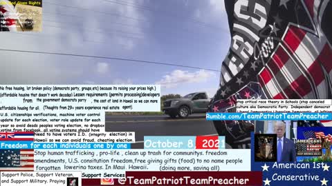 🇺🇸🙏Praying All Oct. 8, 2021 Trump Team Pray1st Daily Friday Save All Lifes in Maui Hawaii