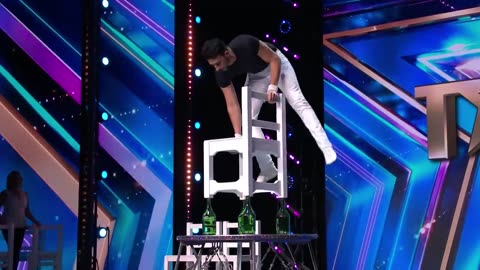 BRAVE Antony Torralvo takes his act to TERRIFYING heights! _ Auditions _ BGT 2023