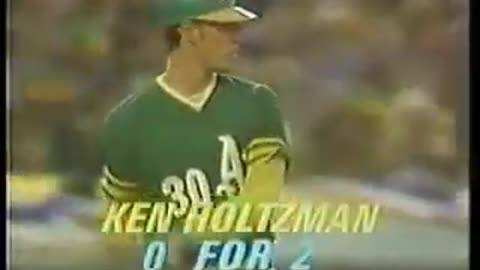 1972 World Series Game 4 Oakland A's vs Cincinnati Reds