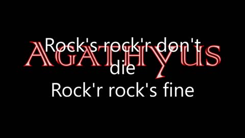 Agathyus ¬ Rock'r (official lyrics¬audio)