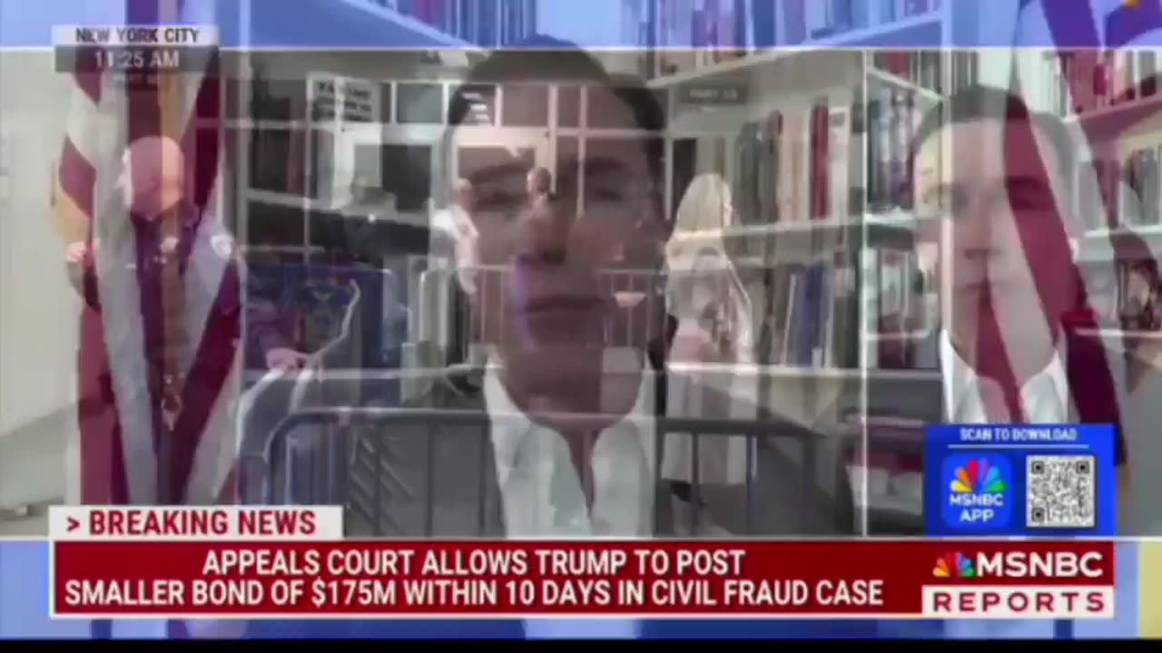 MSNBC guest reacts to Trump's bond being reduced to $175 million: "This is so infuriating