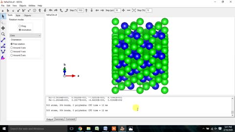 How to download CIF (Crystallographic Information File) file for the VESTA soft.