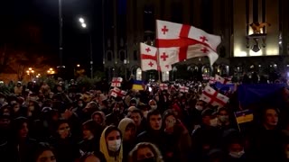 Thousands rally in Georgia in support of Ukraine
