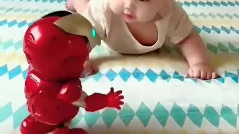 Cute baby watch till end