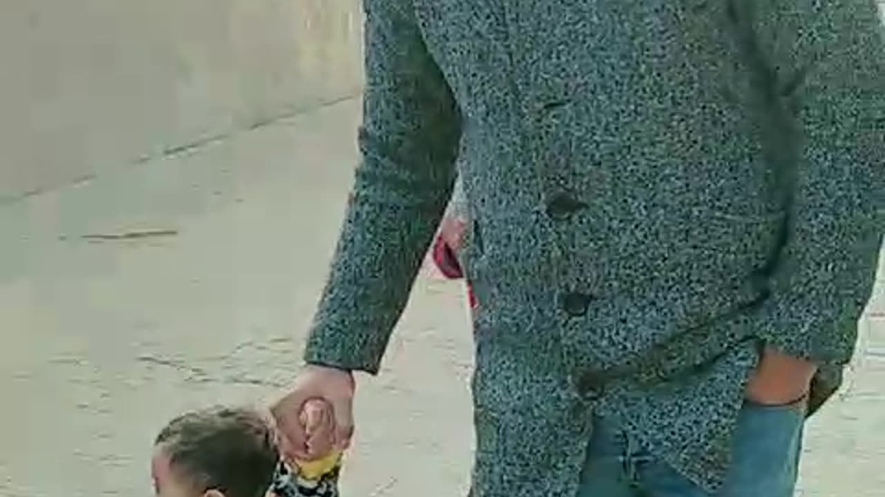 My son and me on shalimargarden lahore