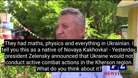 Ukraine war - Kherson under occupation - people opinion 2