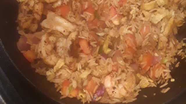 Shrimp fried rice