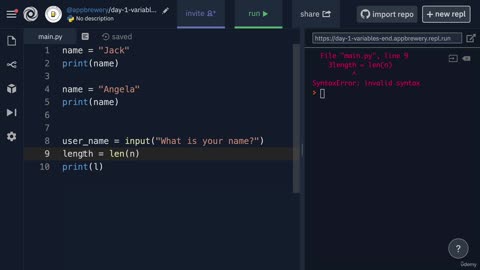 Day-1 Part-13 -Beginner- Variable Naming - Learn Python