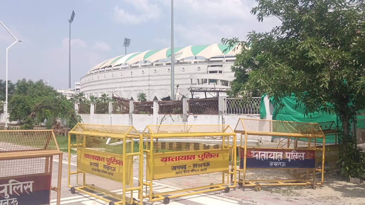 #Lucknow #ekana stadium