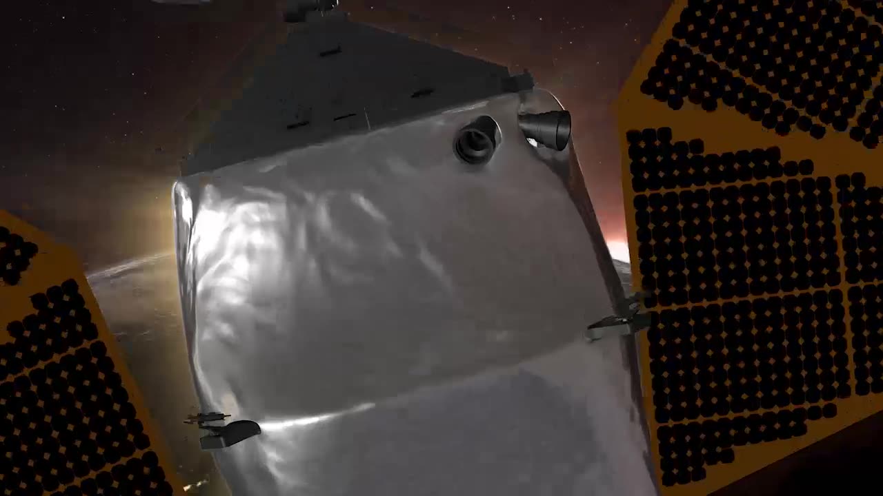 Lucy Spacecraft's Gravity Assist Maneuver Around Earth