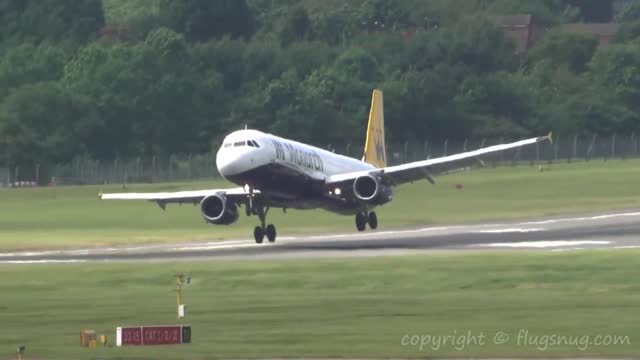 EXTREME TAP Retro A321 LANDING II DANGEROUS Flight!