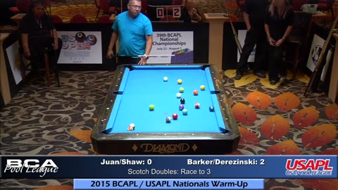 Juan⁄Shaw vs Barker⁄Derezinski ▸ 2015 BCAPL⁄USAPL Nationals Warm-Up