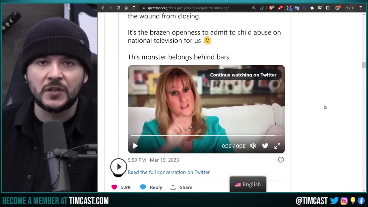 Tim Pool Excerpts About Jazz Jennings