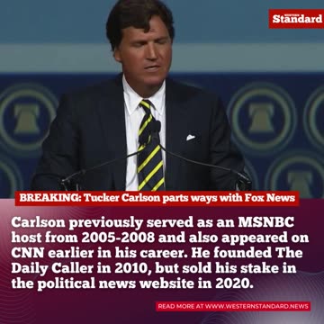 Tucker Carlson parts ways with Fox News