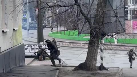 Russian forces entering Melitopol