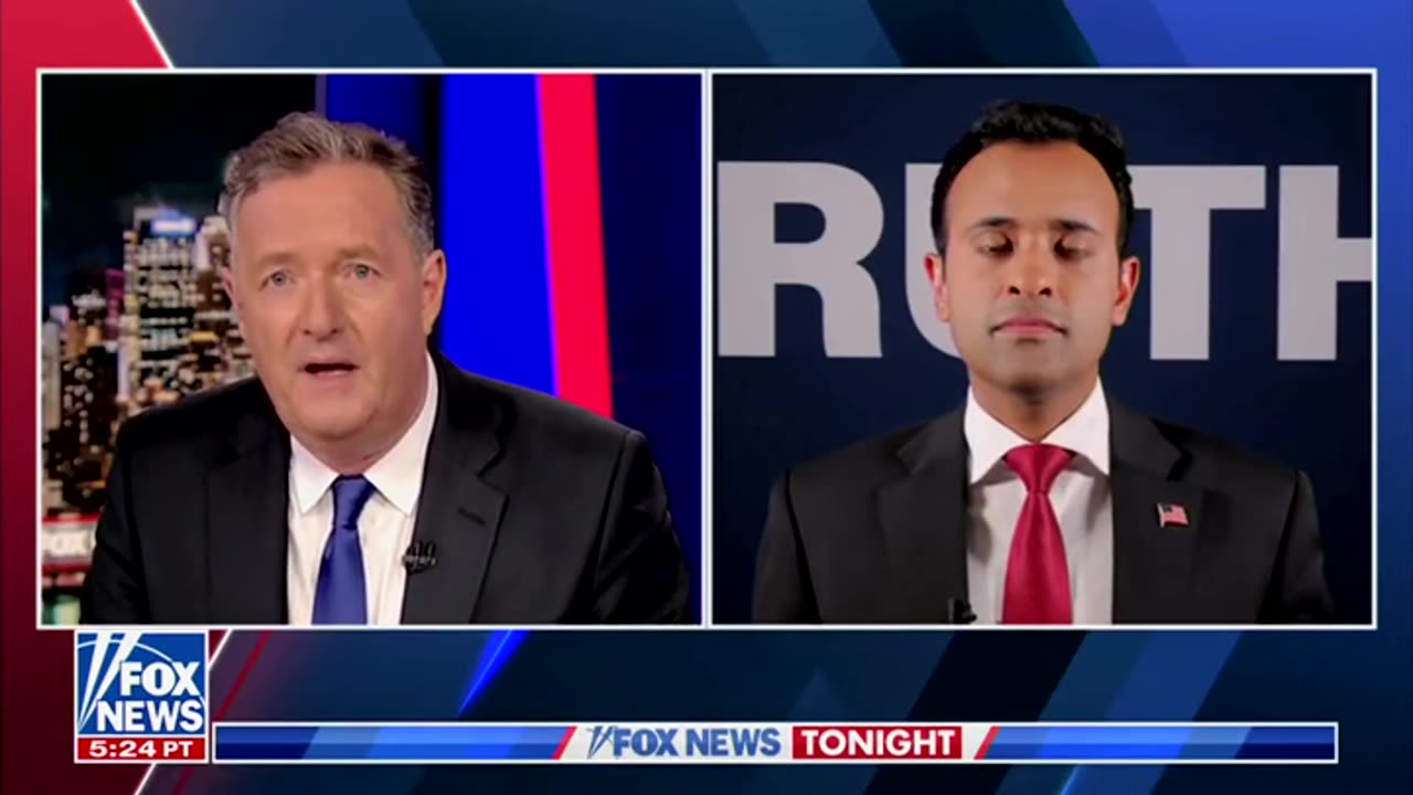 Piers Morgan Presses Ramaswamy On When He Will Attack Trump