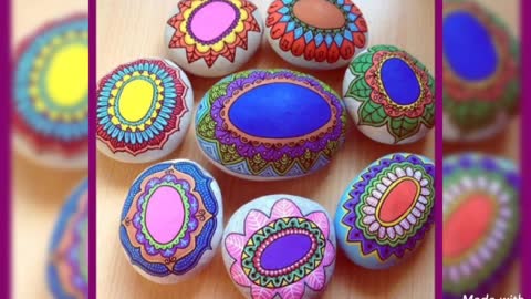 new and adorables stone painting designs 2022