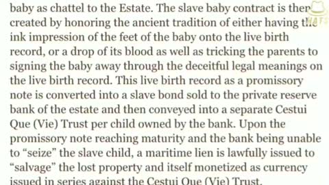 Birth Certificates-Legal Fraud