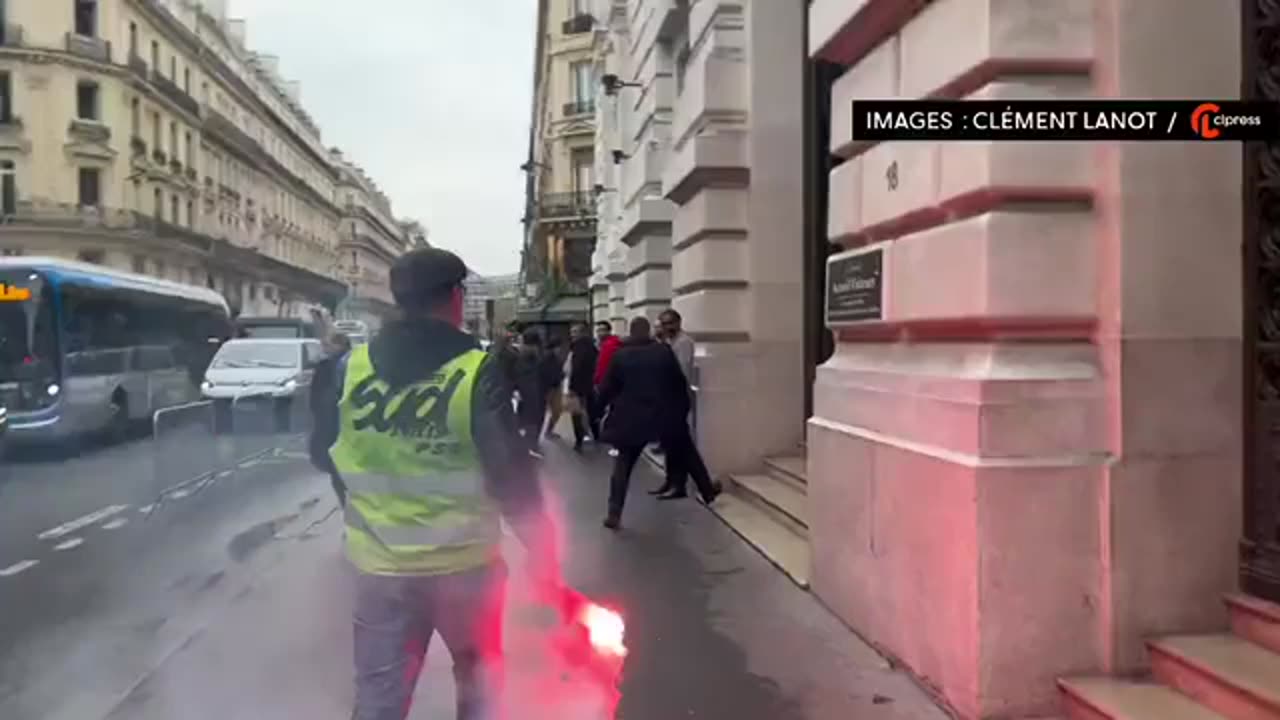Protesters storm Black Rock building in France