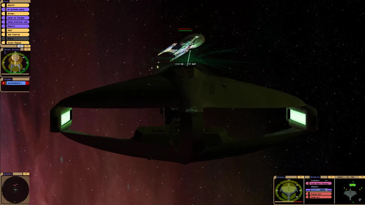 Romulan Warbird Refit vs. Post Nemesis Sovereign