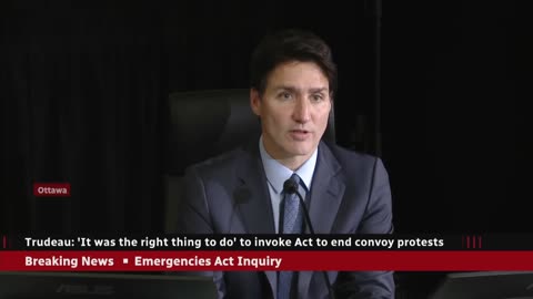 Prime Minister Justin Trudeau testified on the final day of the Public Order Emergency Commission