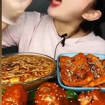 Chinese eating spicy food challenge ASMR Mukbang #food #shorts