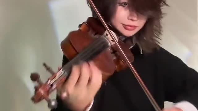 Violin playing