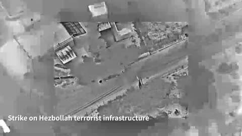 IDF: Earlier today, the IAF struck Hezbollah terrorist infrastructure sites in the