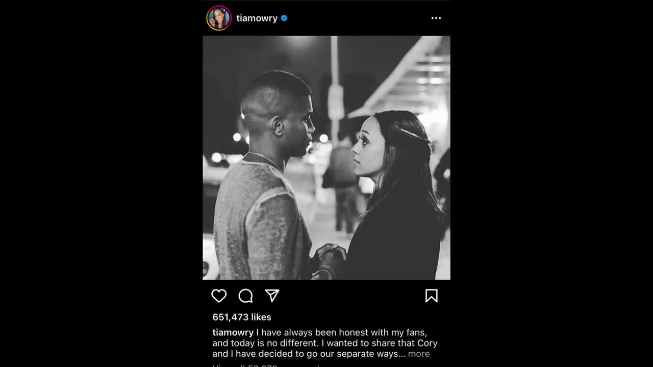 Tia Mowry files for divorce from Cory Hardrict after 14 years of marriage