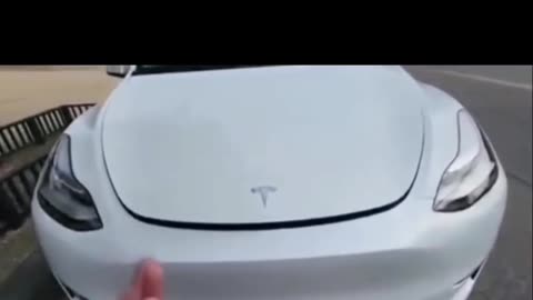 Tesla self deriving car beautiful model totly mobile control car