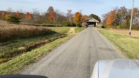 Taking Nilly in for a repair. Enjoying the Fall colors