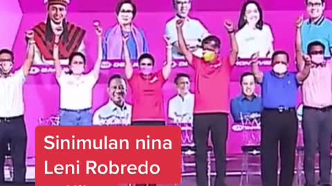 Sinimulan ninaLeni Robredo at Kiko Pangilinan...